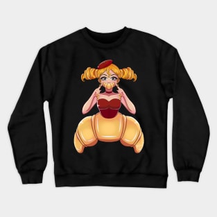 Croissant Girl Elise Crewneck Sweatshirt